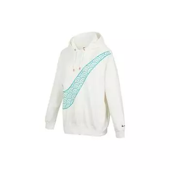 Свободная трикотажная спортивная толстовка с капюшоном Nike CNY на флисовой подкладке, женские топы белого цвета DQ5368-133 S
