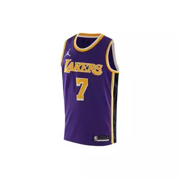 Свободная удобная майка из джерси с принтом Jordan NBA Team, Lakers Edition, Anthony No. 7 мужских топов фиолетового цвета CV9481-514 S