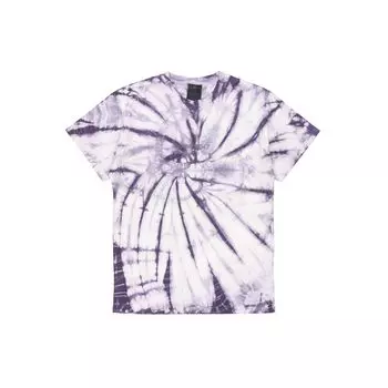 Свободная вязаная футболка с короткими рукавами Jordan Tie-Dye с принтом, мужские топы светло-фиолетового цвета DQ3903-102 XL