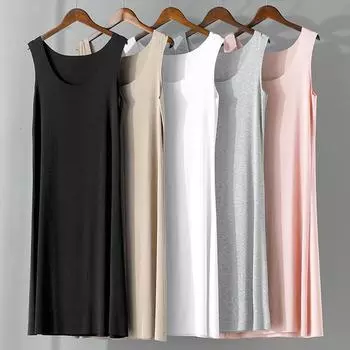 Свободное платье на бретельках/жилете для женщин, летнее повседневное однотонное платье с v-образным вырезом, дышащее легкое удобное платье миди для дома, платье плюс