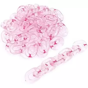 Свободные акриловые бусины для изготовления браслетов и ожерелий, креативная модная цепочка, разноцветные 15*19 мм, 20 шт., прозрачные ювелирные аксессуары «сделай сам» светло-синий