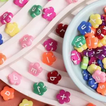 Свободные бусины 20 шт. 10,5 мм браслет ожерелье для изготовления ювелирных изделий аксессуары «сделай сам» бусины микс AZ буквы алфавита бусины подвески бусины в форме цветка