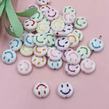 Свободные бусины браслет цветок 50 шт ожерелье для девочек ювелирные изделия своими руками подарки снежинки ручной работы женщины акриловая ракушка Crown/14*11mm