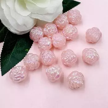 Свободные бусины браслеты модные 21 мм 15 шт акриловые цветы изготовление ювелирных изделий для ожерелья своими руками