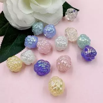 Свободные бусины цветы 15 шт. для ожерелья 21 мм модные браслеты изготовление ювелирных изделий акрил DIY