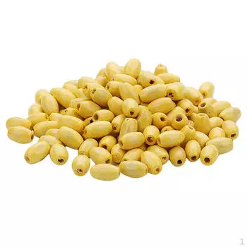 Свободные бусины Деревянная бочка, тонированные 200х для изготовления ювелирных изделий Бисер макраме 10 мм