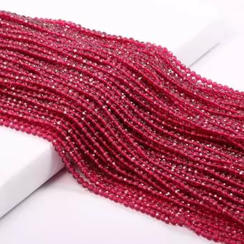 Свободные бусины из шпинели, подвески, драгоценные камни для ожерелья, ножной браслет, шитье, ремесло, изготовление ювелирных изделий 2mm