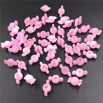 Свободные бусины модные DIY ювелирные аксессуары 30 шт конфеты для браслета серьги изготовление 15*8 мм креативные подвески оранжевый