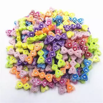 Свободные бусины, оптовая продажа ювелирных изделий, ожерелье, браслет, квадратная буква, 20/50 шт., кулон «сделай сам», для бусин 20Pcs 20mm heart