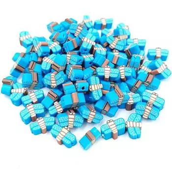 Свободные бусины, ожерелье, материалы ручной работы, бусины, модные для изготовления браслетов, глиняные бусины в виде стрекозы, 10 шт. розы красного