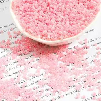 Свободные бусины, подвеска, 250/500 шт., 2/3 мм, стеклянные бусины, ожерелье, браслет, маленькие бусины, сделай сам, изготовление ювелирных изделий, бусины 2mm 500Pcs розовый