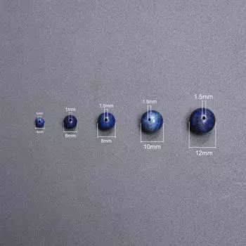 Свободные бусины-разделители, браслет, бисер ручной работы, материал лазурит, 40/30/20/20/15 шт., серьги «сделай сам», бусины из натурального камня, большое количество круглых бусин 4mm синий