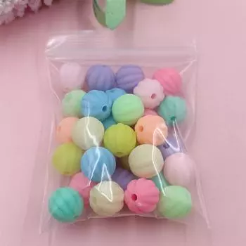 Свободные бусины ручной работы, браслеты, подарки своими руками, 30 шт., ожерелье ручной работы с тыквой, 12 мм, резиновые бусины для изготовления ювелирных изделий 30Pcs 12mm разноцветный