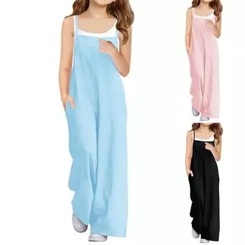 Свободные футболки для мальчиков и девочек 100 чёрный