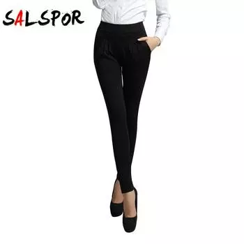 Свободные леггинсы-шаровары с высокой талией больших размеров, летние классические брюки, женские однотонные брюки для йоги