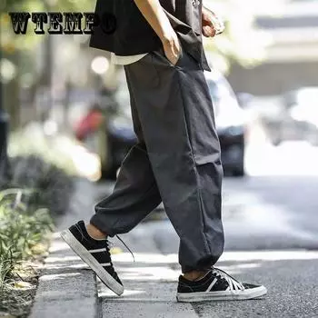 Свободные повседневные брюки большого размера с эластичной резинкой на талии, мужские брюки, прямые повседневные брюки, весенне-осенние спортивные брюки XXXXXL