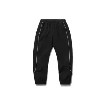 Свободные спортивные штаны Li Ning Badfive Basketball Series с манжетами, женские, черные, AYKR132-2 L
