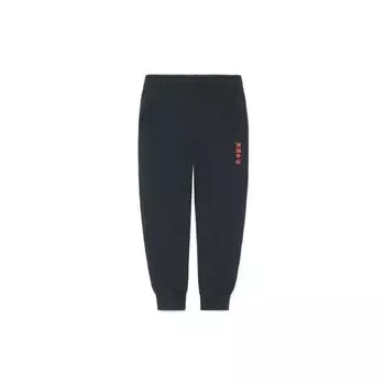 Свободные спортивные штаны Li Ning Sports Lifestyle Series с логотипом, женские низы, черные AKLS156-1 S