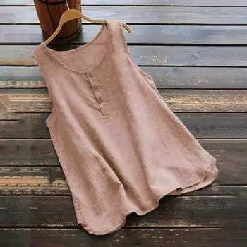 Свободный большой размер украшения жилет женская рубашка пуговицы сплошной цвет простая рубашка M синий