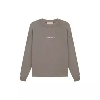 Свободный флисовый свитшот Fear of God Essentials, мужские топы, темно-серый цвет FOG-SS22-056 S