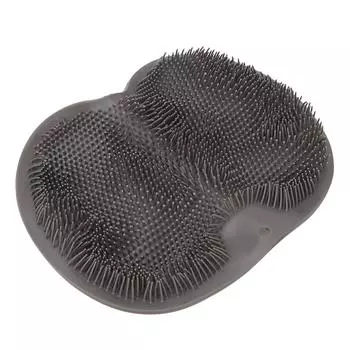 Свободный от рук скруббер для спины с присоской для мужчин и женщин силиконовый скруббер для душа массажер для ног очиститель