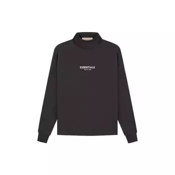 Свободный свитшот Fear of God Essentials с воротником-стойкой и флокированными надписями, мужские топы Iron FOG-SS22-135