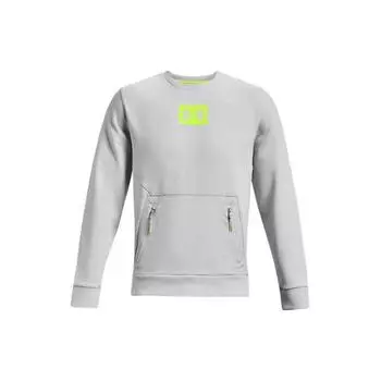 Свободный свитшот с логотипом Under Armour, мужские топы, светло-серый 1366222-014 L