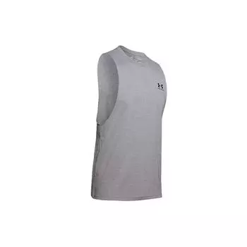 Свободный тренировочный жилет Under Armour Sportstyle Мужские топы Серый 1329286-035 XXL