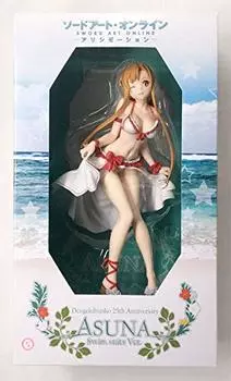 Sword Art Online Asuna Swimsuit Limited Edition Scale Painted Complete Figure Ver. 1/7 АБС и ПВХ