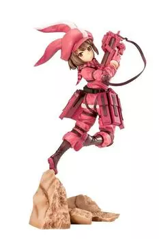Sword Art Online Gun Gale Online Len scale PVC покрашенная готовая фигурка Alternative 1/7