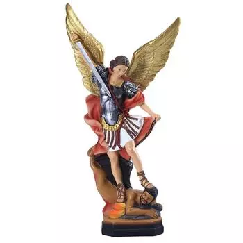 Святая Милка Ангел Святая Милка Ангел Статуя Смола Религиозная Статуя Убивающий Демона Бог Скульптура Стол Angel