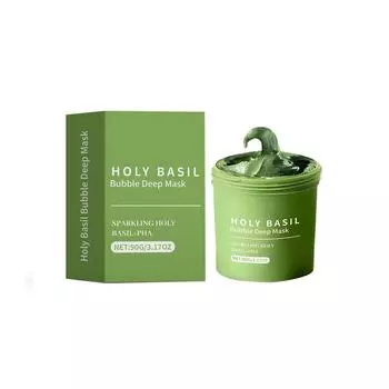 Святая Пенная Маска Очищающая Маска Глубокий Пилинг И Удаление Черных Точек Святая Листовая Маска One Size белый