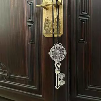 Святой Бенедикт ключ благословение для защиты дома и двери вешалка настенная вешалка автомобильная вешалка аксессуары onsize