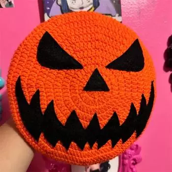 Связанная вручную толстая шерстяная париковая шапка, забавная шапка Раста-дикаря на Хэллоуин Adult 57-59cm