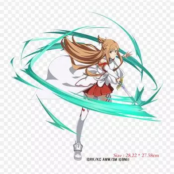 Связано с будущим Асуна Асуна Sword Art Online Дефрагментация памяти Утюг на заплатах для одежды Аппликации Наклейки на одежду Термочувствительный индивидуальный патч