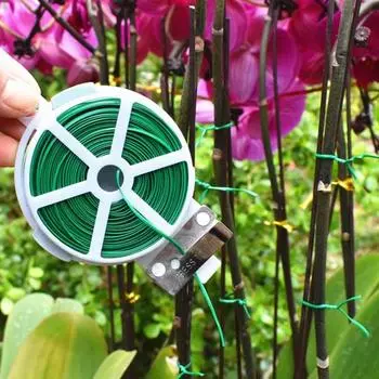 Связи для растений Гибкая проволочная конструкция Устойчивые к атмосферным воздействиям Связи для овощей и помидоров Связи для поддержки вьющихся растений S