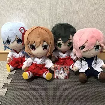 Связывая узел с оригинальной плюшевой куклой Amagami Sister, набор из 4 видов с биркой