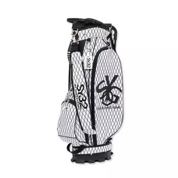 SY32 by SWEET YEARS Golf Caddy Bag 3WAY CADDY BAG Caliber Compatible with 46 Inch Opening Frame 5 Divisions WHITE 9.5 SYG-23A114
