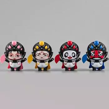 Сычуаньская опера куклы, меняющие лица, Китай, китайский стиль, лица Фортуны, меняющие макияж, ремесла, украшения, детские игрушки, подарки на год розовый