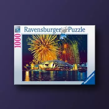 Sydney night view 1000 piece Ravensburger jigsaw puzzle, popular Korean board game