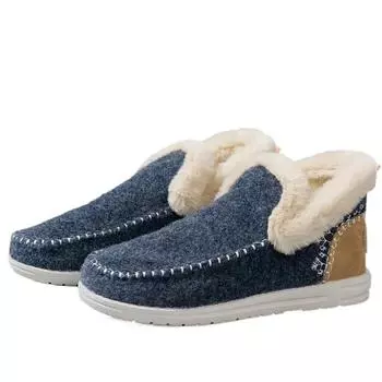 SyfIyno Черный Синий Серый Коричневый Унисекс Обувь Унисекс Зимние Ботинки Женская Обувь Мужская Обувь Зимние Мягкие Флисовые Ботинки Для Тепла Плоские Ботинки 36 чёрный