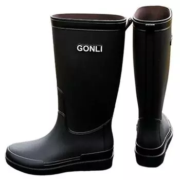 SyfIyno Новые мужские нескользящие износостойкие резиновые сапоги для кухни, работы, рыбалки, водонепроницаемые резиновые сапоги с высокой трубкой для мойки автомобиля 39