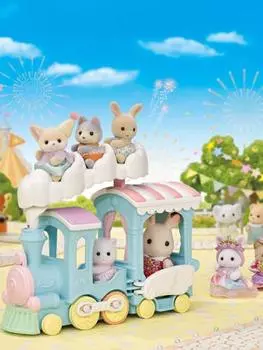 [Sylvanian]5702-Поезд «Лиса пустыни» с радужными облаками