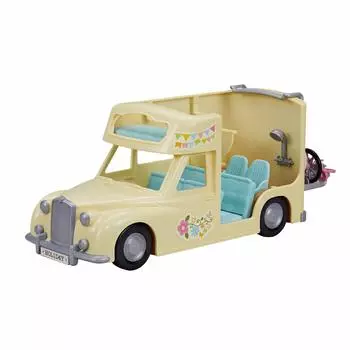 Sylvanian Families Автомобиль для сна в ST Mark Сертификация для детей от 3 лет и старше Игрушечный кукольный домик Sylvanian Families EPOCH [Камерный турист] Co-63