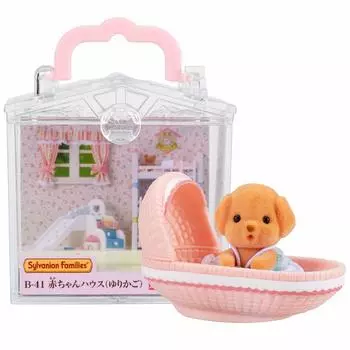 Sylvanian Families Baby House Сертификация ST Mark для детей от 3 лет и старше Игрушечный кукольный домик Sylvanian Families EPOCH [Детский (Колыбель)] Б-41