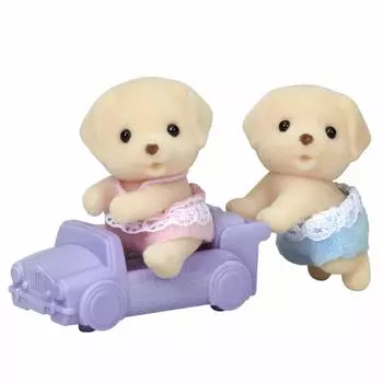 Sylvanian Families Doll [Labrador Twins] I-116