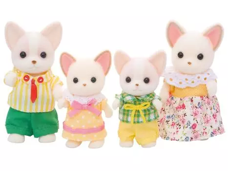 Sylvanian Families Doll ST Mark Certification Ages Toy Dollhouse Sylvanian Families EPOCH [Chihuahua Family] FS-14 3+