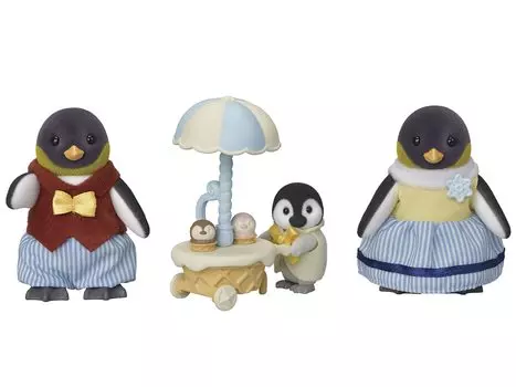 Sylvanian Families Doll ST Mark Certification Ages Toy Dollhouse Sylvanian Families EPOCH [Penguin Family] FS-45 3+