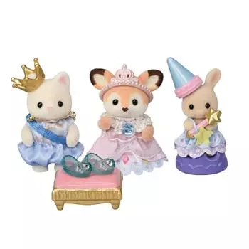 Sylvanian Families Hoikuen [Набор для концерта Hoikuen -Принцесса и хрустальная туфелька-] Сертификация S-77 ST Mark для детей от 3 лет и старше Игрушечный кукольный домик Sylvanian