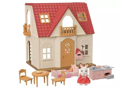 Sylvanian Families House Сертификация Sylvanian ST Mark для детей от 3 лет и старше Игрушечный кукольный домик Sylvanian Families EPOCH [Первые семьи] DH-08